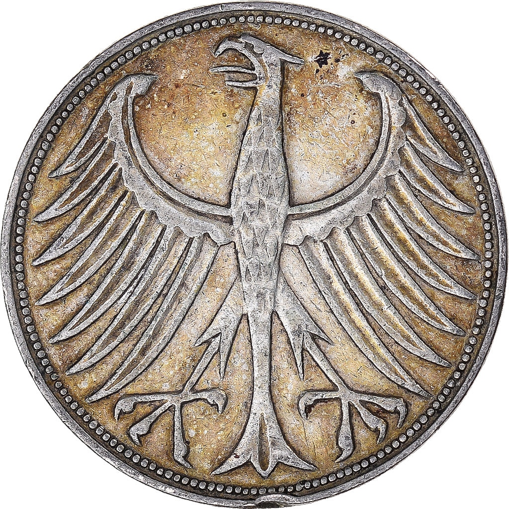 Moneta, Germania, 5 Mark, 1951