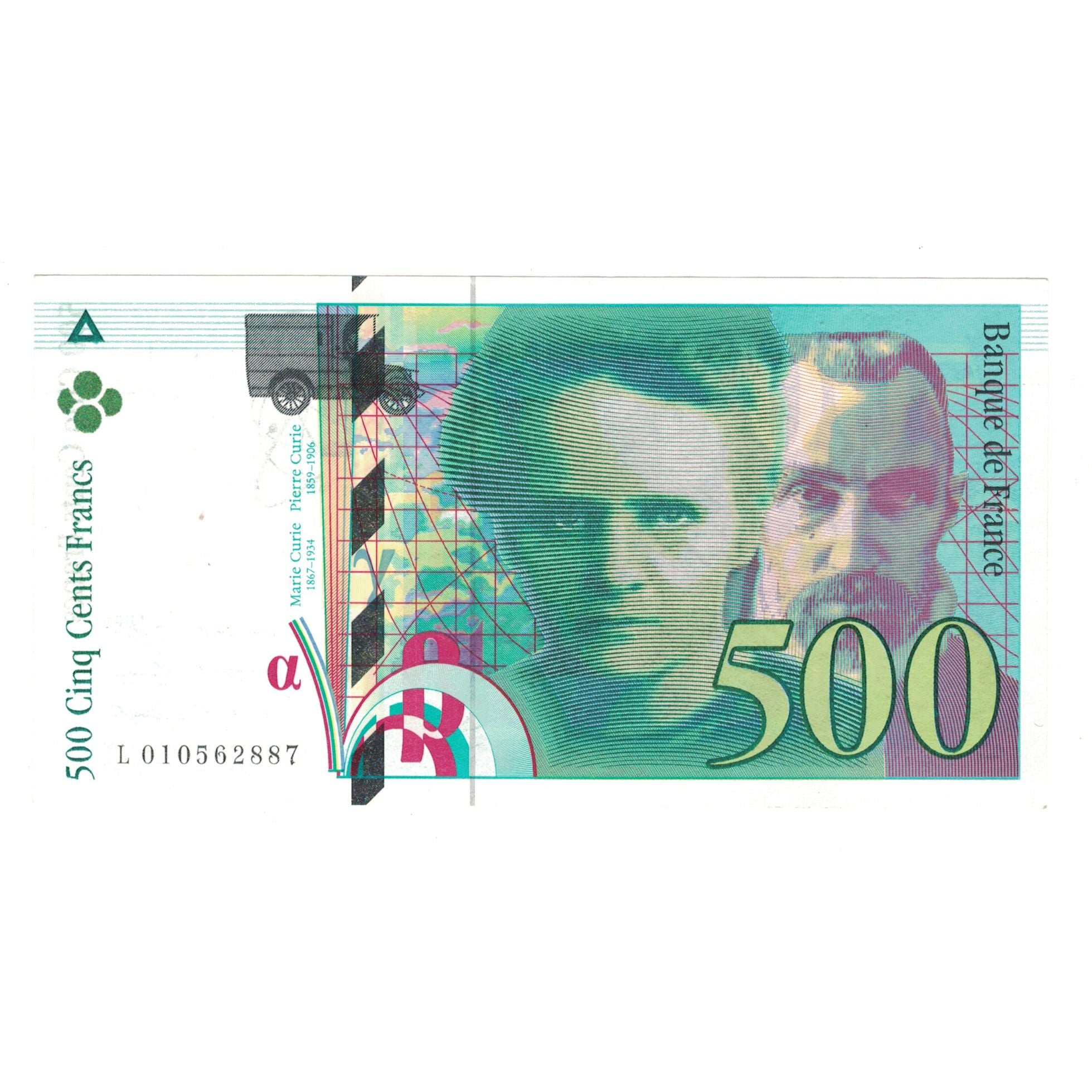 Frankreich, 500 Francs, Pierre et Marie Curie, 1994, L0105622887, SS+