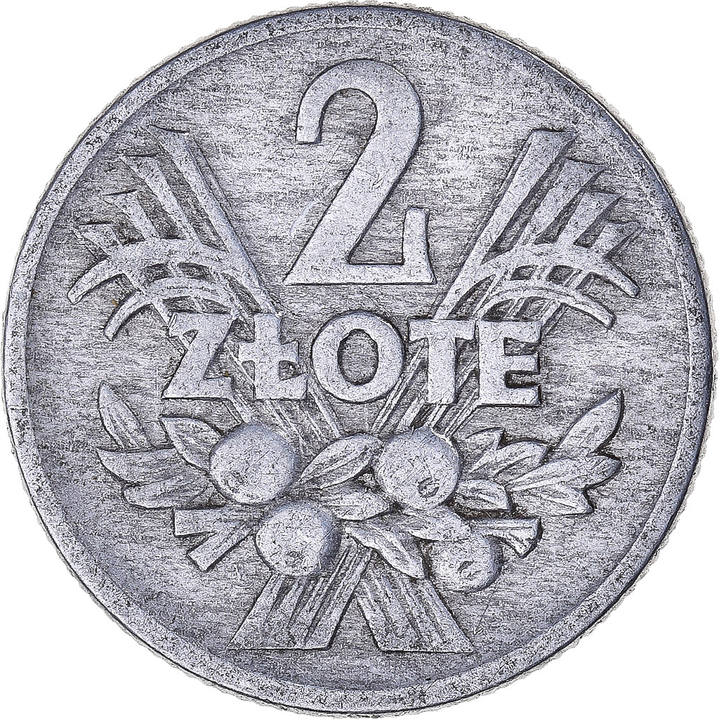 Moneta, Polonia, 2 Zlote, 1959