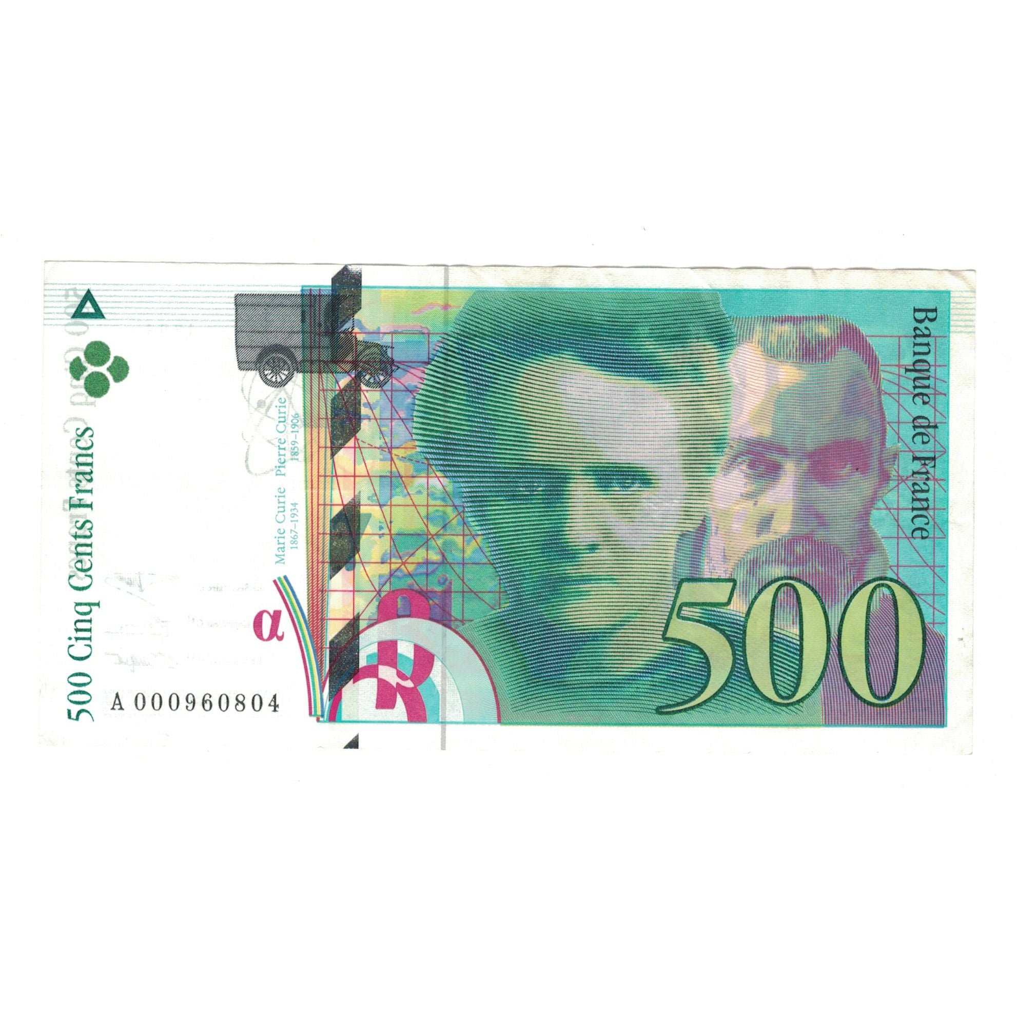 Francia, 500 Francs, Pierre et Marie Curie, 1994, A000960804, MBC