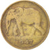 Belgian Congo, 5 Francs, 1947, TB+, Brass, KM:29