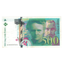 Francia, 500 Francs, Pierre et Marie Curie, 1994, E000587061, BB, Fayette:76.01