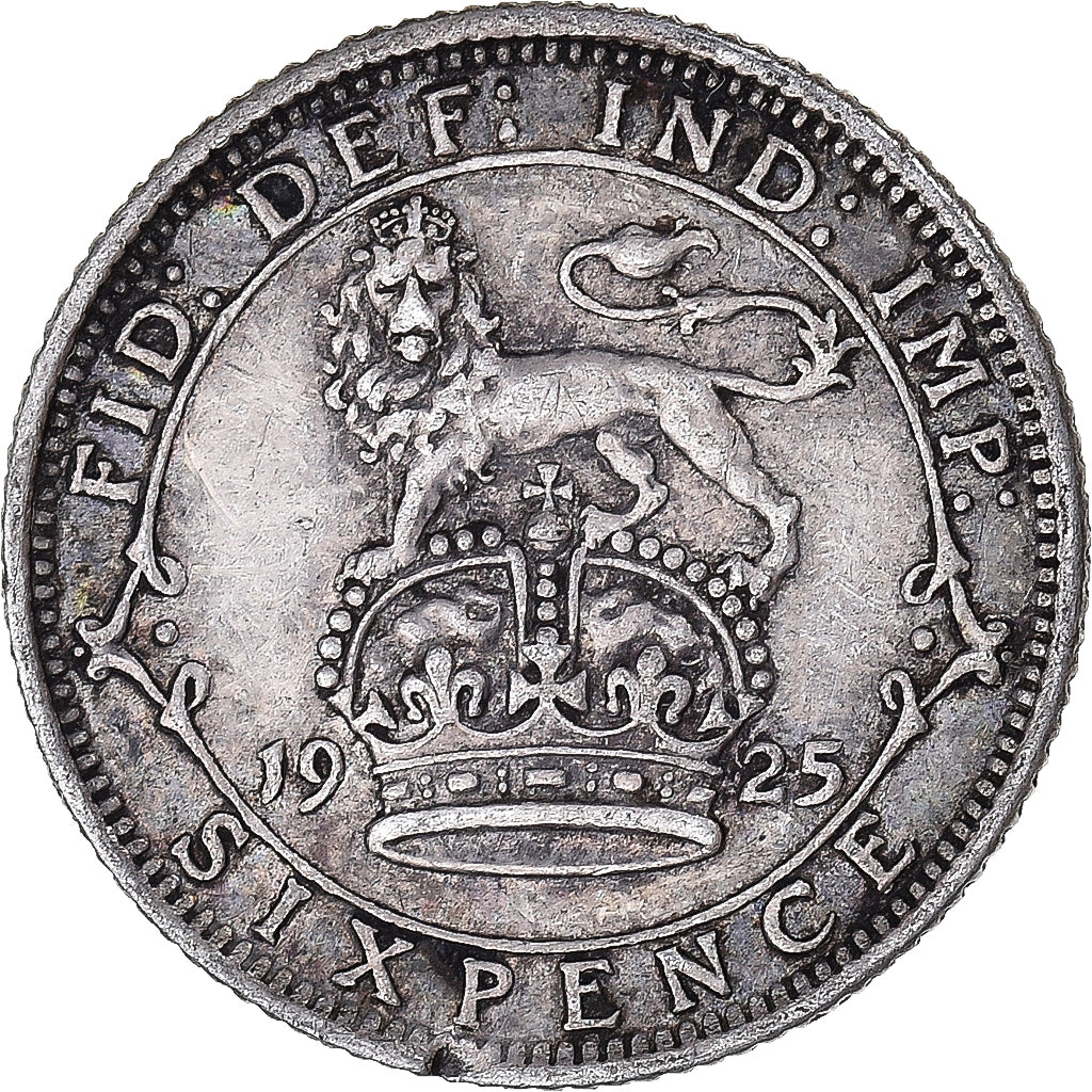 Coin, Great Britain, 6 Pence, 1925