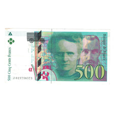 France, 500 Francs, Pierre et Marie Curie, 1994, J025756575, TTB, Fayette:76.01