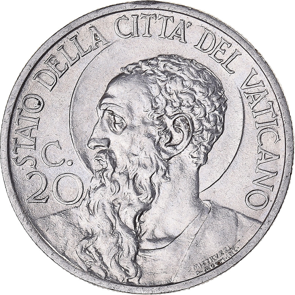 Moneta, Watykan, 20 Centesimi, 1937
