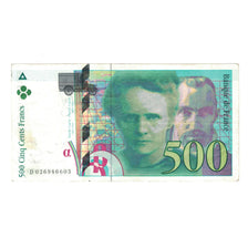 France, 500 Francs, Pierre et Marie Curie, 1994, D026986603, EF(40-45)
