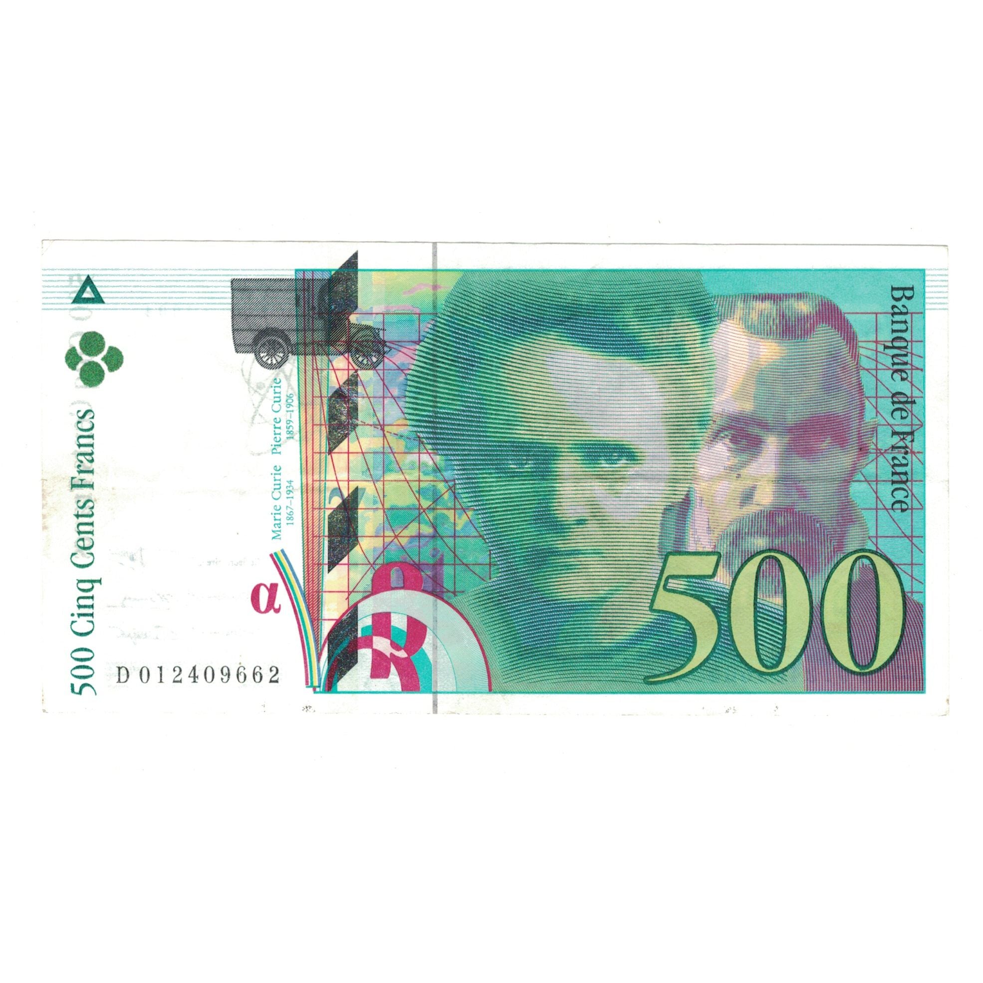 Frankreich, 500 Francs, Pierre et Marie Curie, 1994, D012409662, SS