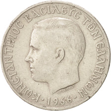 Coin, Greece, Constantine II, 5 Drachmai, 1966, VF(30-35), Copper-nickel, KM:91