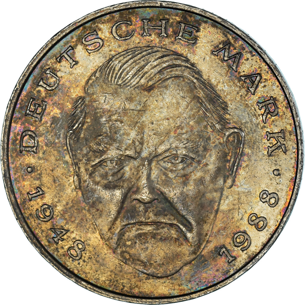 Moneta, Germania, 2 Mark, 1991