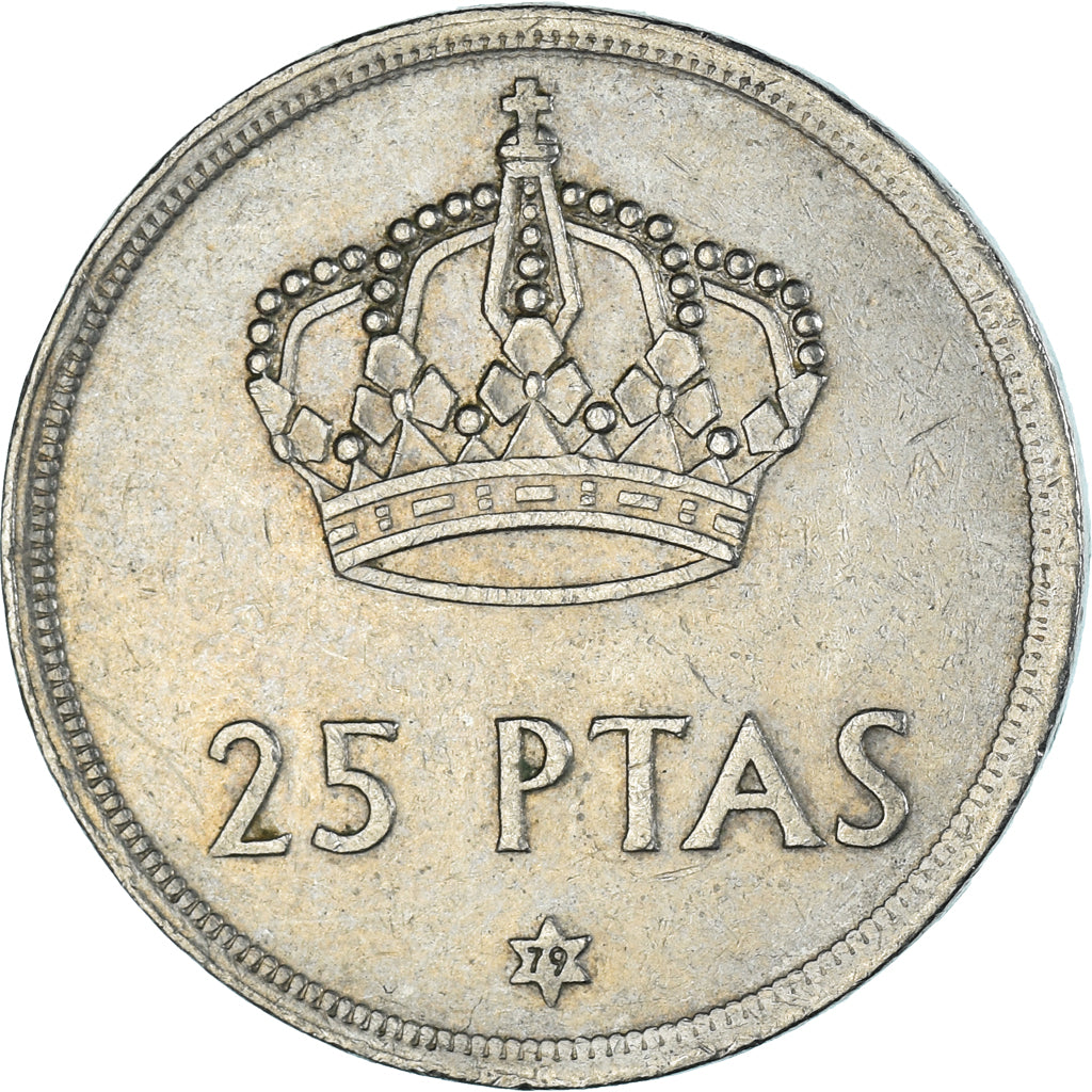 Monnaie, Espagne, 25 Pesetas, 1979