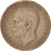 Italy, Vittorio Emanuele III, 10 Centesimi, 1923, Rome, EF(40-45), Bronze