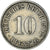 Monnaie, Empire allemand, 10 Pfennig, 1907