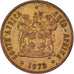 Monnaie, Afrique du Sud, 2 Cents, 1973