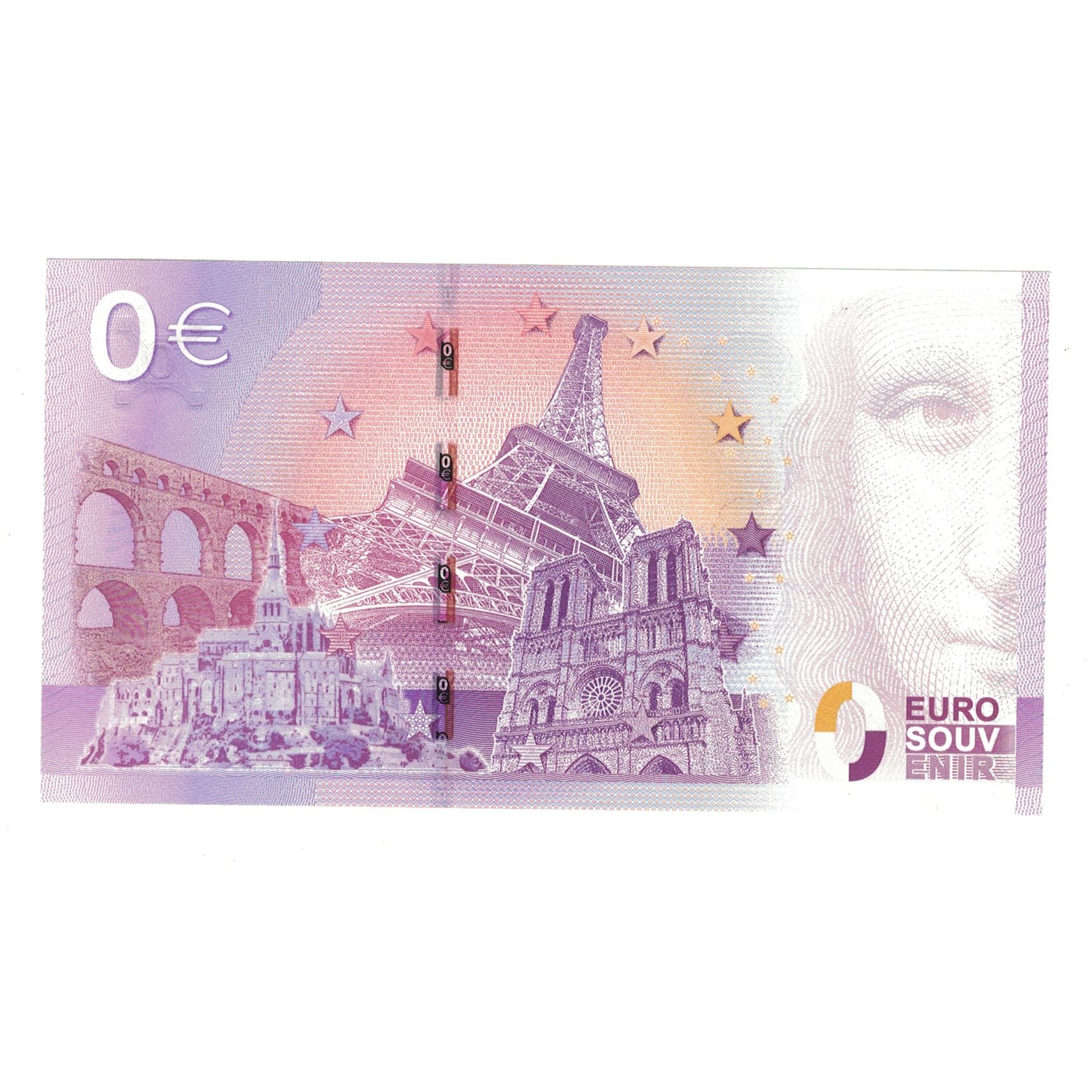 France, Tourist Banknote - 0 Euro, 2015, UECU000041, GROTTE DE ROUFFIGNAC