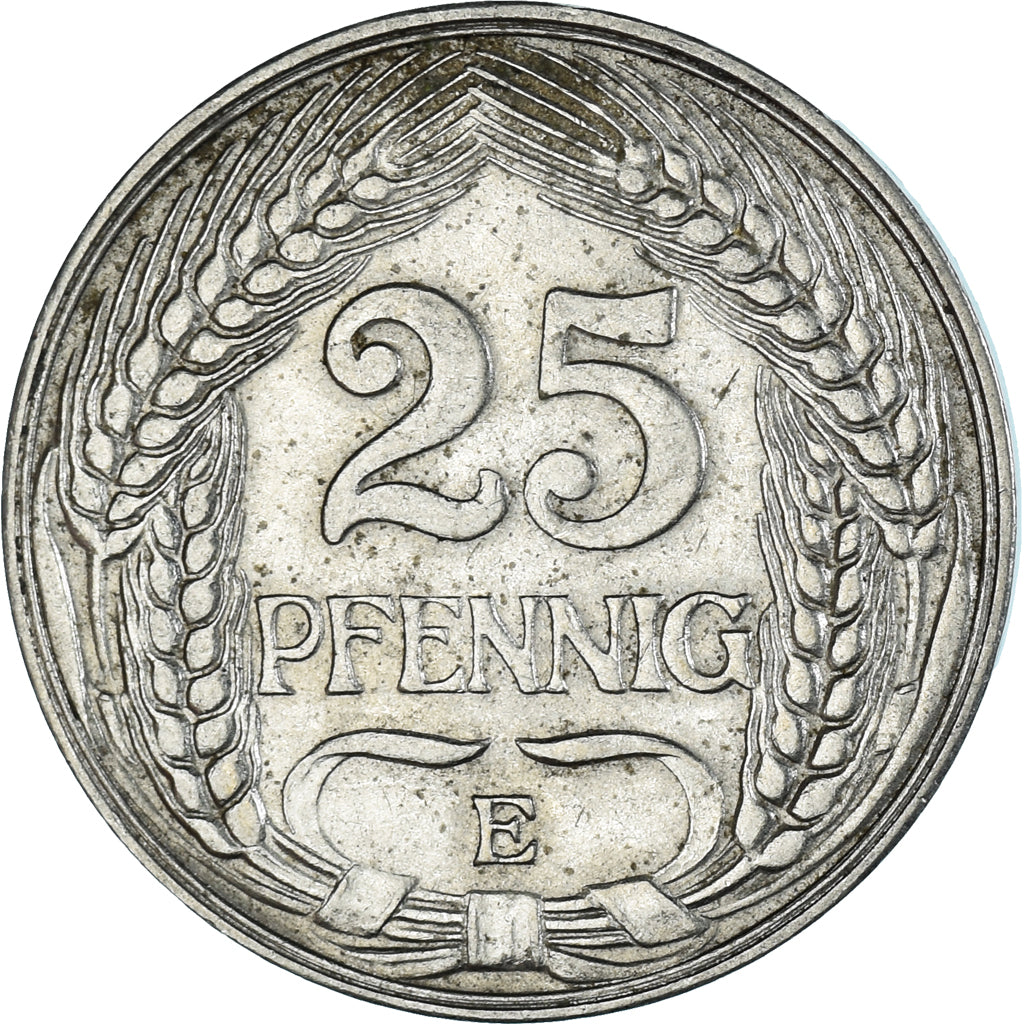 Moneta, Germania, 25 Pfennig, 1911