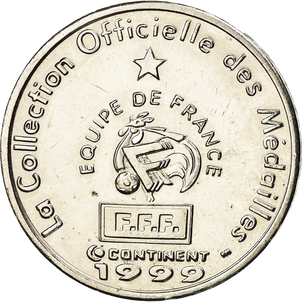 France, Token, Equipe de France de Football, Lizarazu, Défenseur, 1999, MS(63)