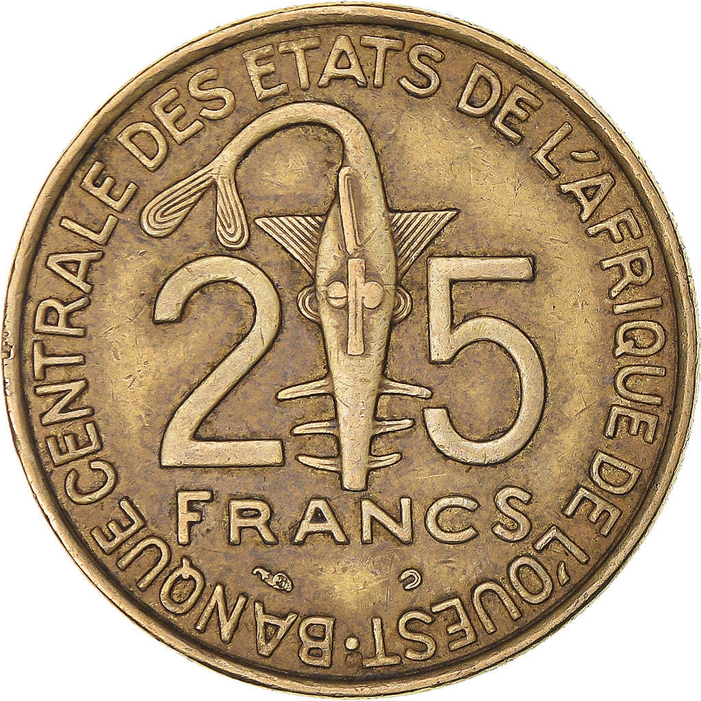 Monnaie, Communauté économique des États de l'Afrique de l'Ouest, 25 Francs