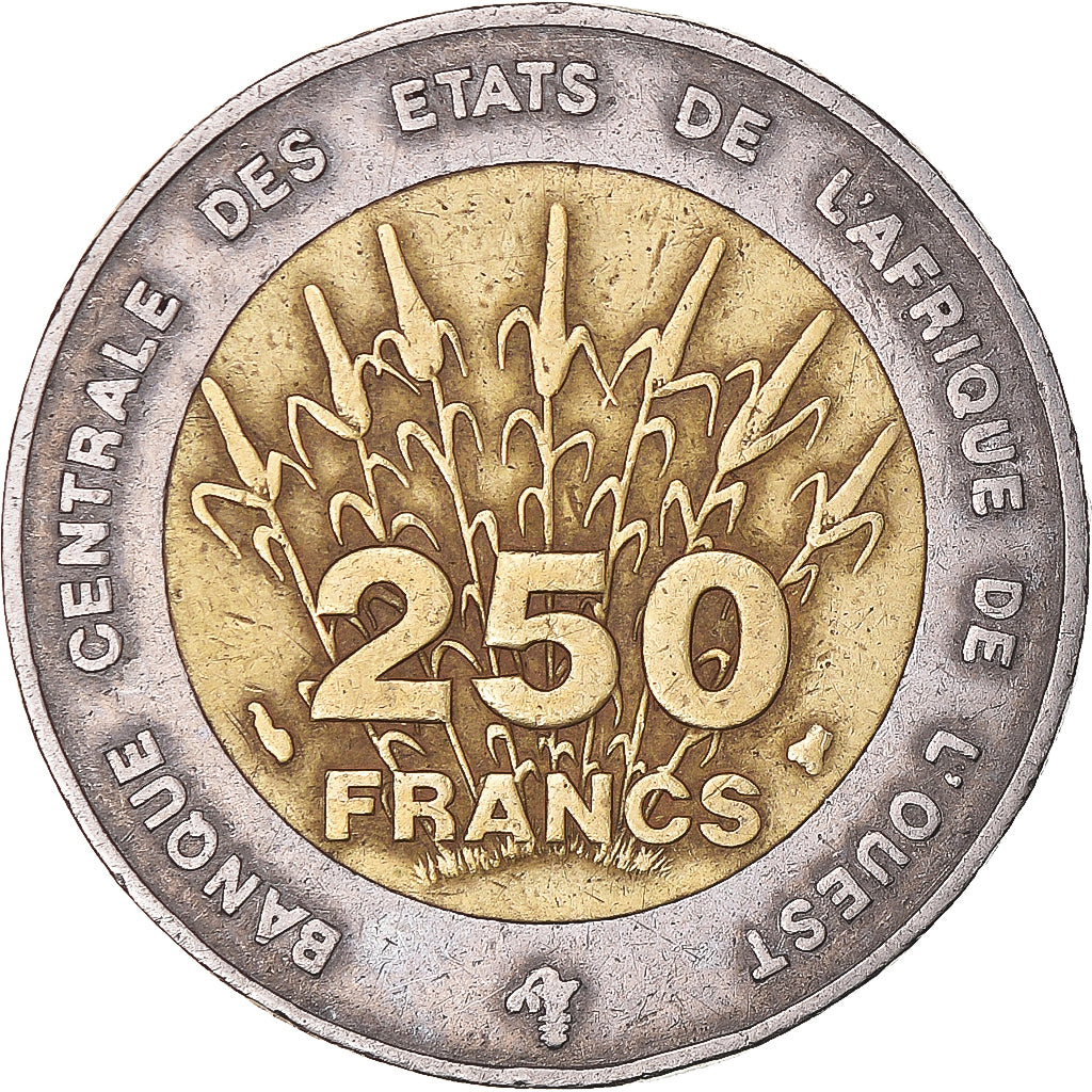 Moneta, Stati dell'Africa occidentale, 250 Francs, 1996