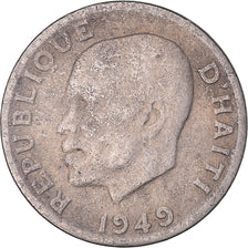 Coin, Haiti, 5 Centimes, 1949