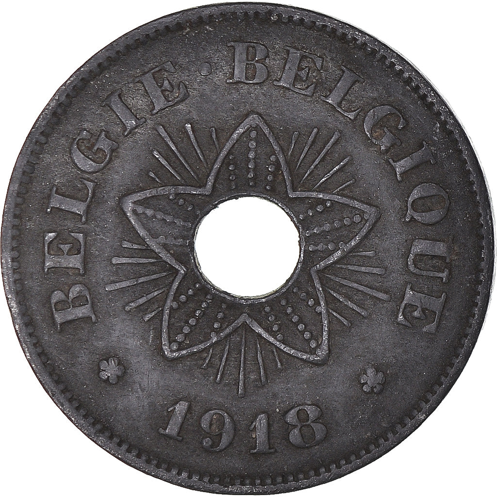 Coin, Belgium, 50 Centimes, 1918