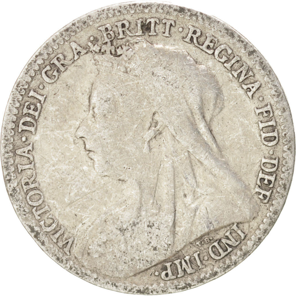 Great Britain, Victoria, 3 Pence, 1899, VF(30-35), Silver, KM:777, 16