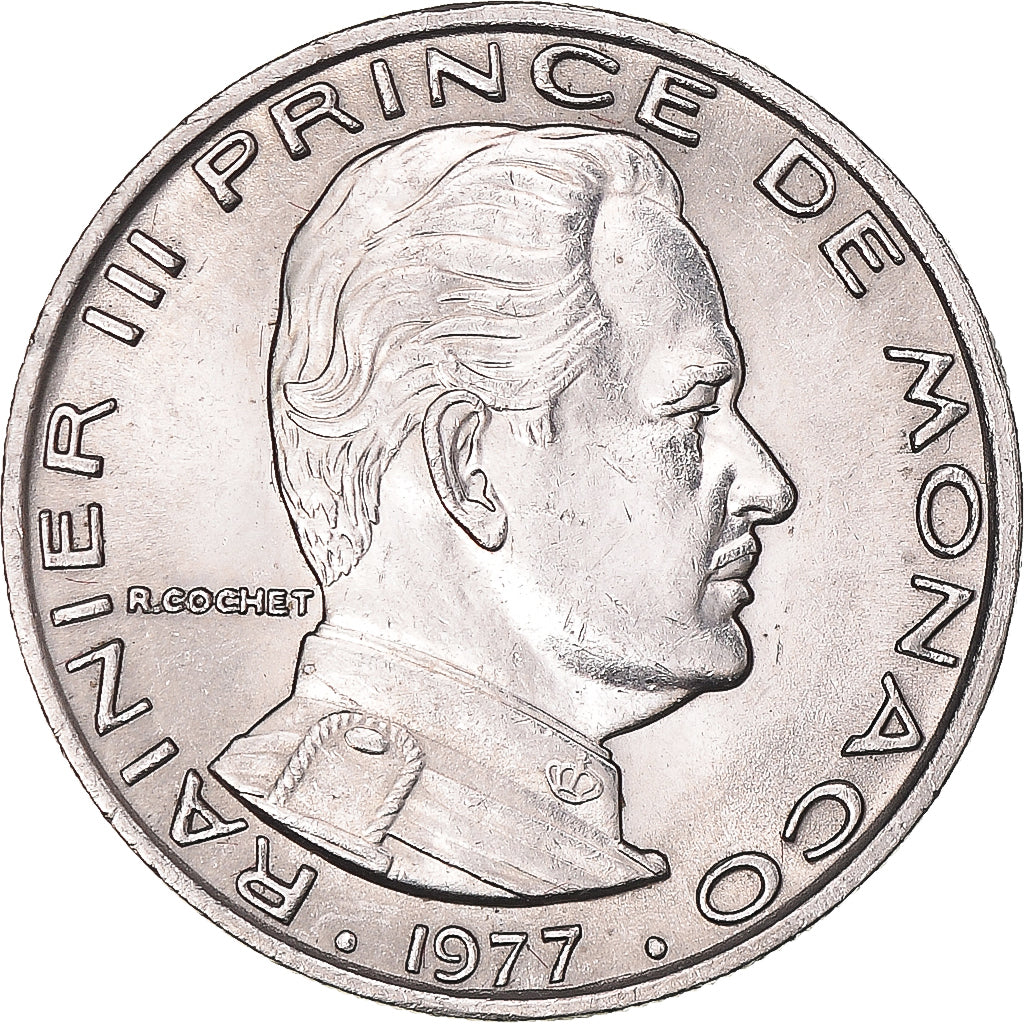 Coin, Monaco, Franc, 1977