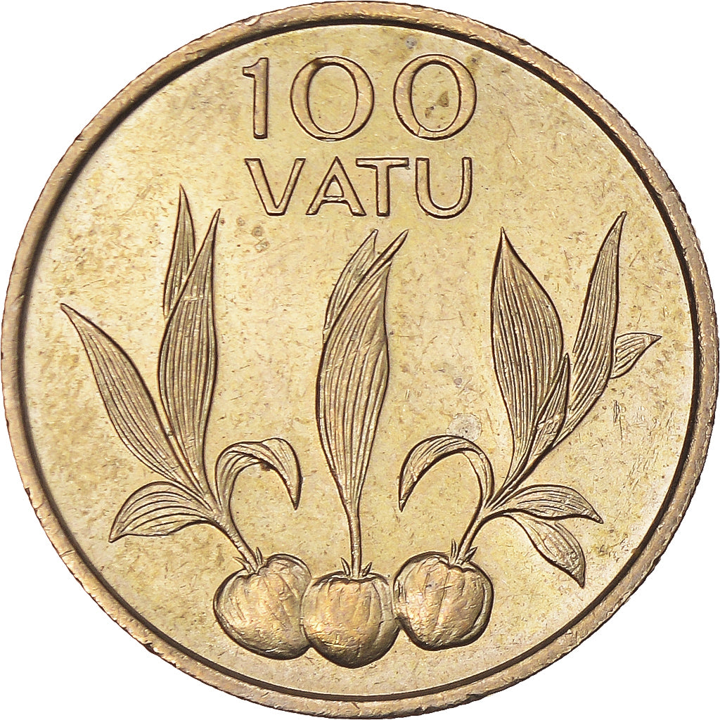 Coin, Vanuatu, 100 Vatu, 1988