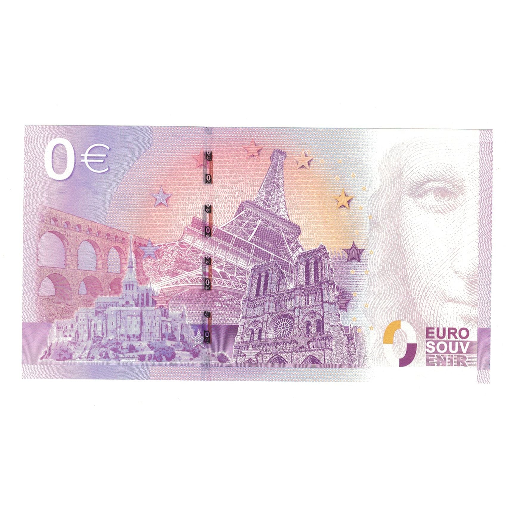 Frankreich, Tourist Banknote - 0 Euro, 2015, UEAZ001012, MEMORIAL CHARLES DE