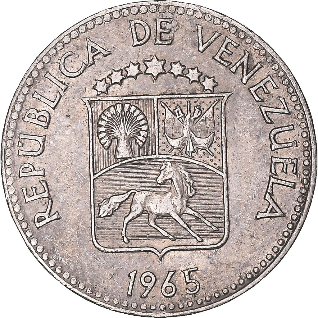 Münze, Venezuela, 5 Centimos, 1965