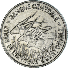 Moeda, ESTADOS AFRICANOS EQUATORIAIS, 100 Francs, 1967