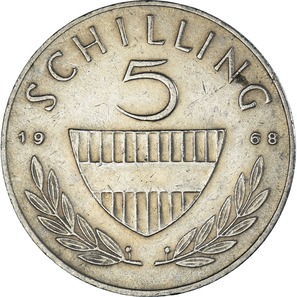 Coin, Austria, 5 Schilling, 1968