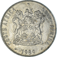 Monnaie, Afrique du Sud, 50 Cents, 1989