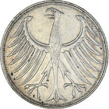 Moeda, ALEMANHA - REPÚBLICA FEDERAL, 5 Mark, 1966
