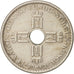 Norvegia, Haakon VII, Krone, 1950, Royal Norwegian Mint, BB, Rame-nichel, KM:385