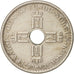 Norway, Haakon VII, Krone, 1950, EF(40-45), Copper-nickel, KM:385, 25