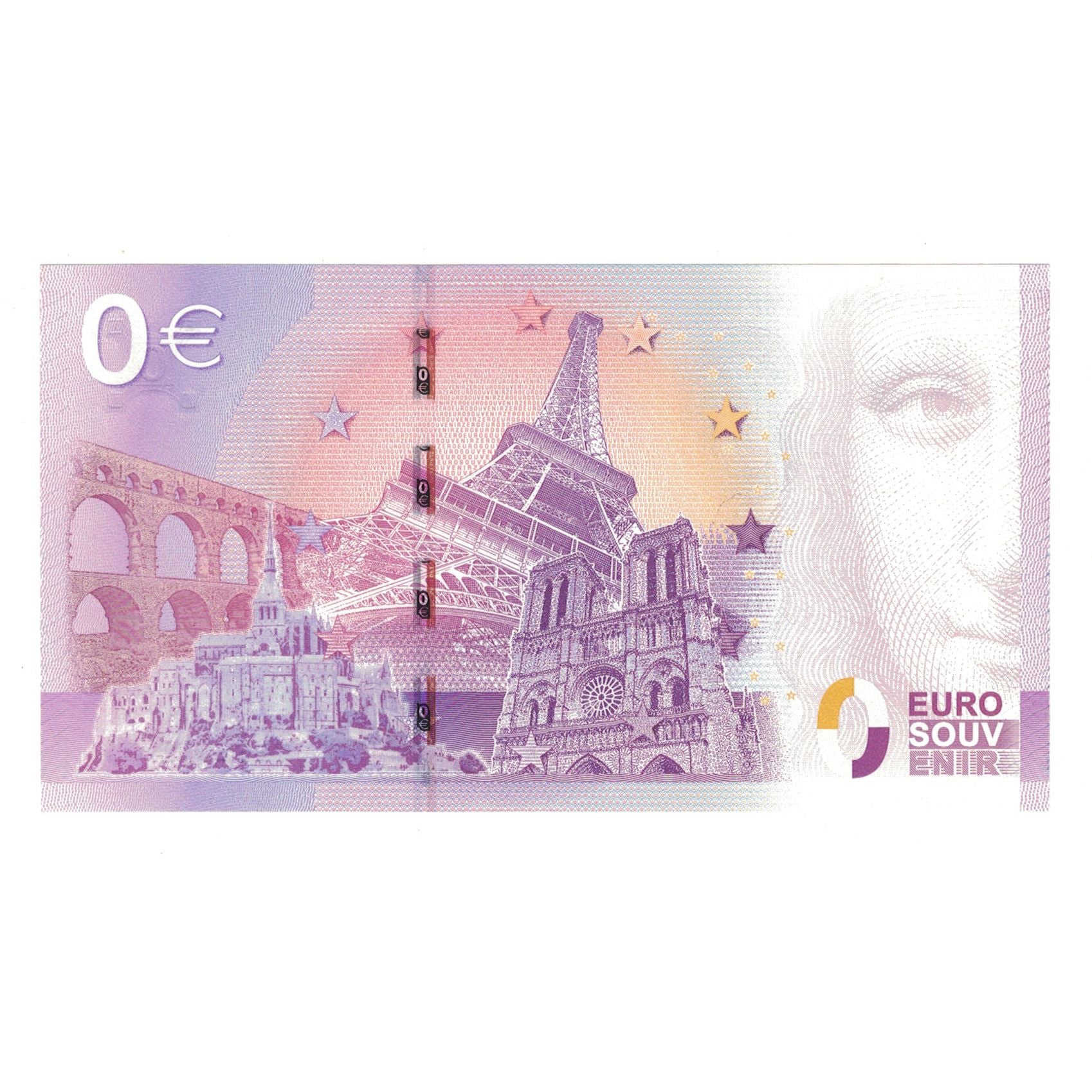 França, Tourist Banknote - 0 Euro, 2015, UEBE002619, Arc de Triomphe