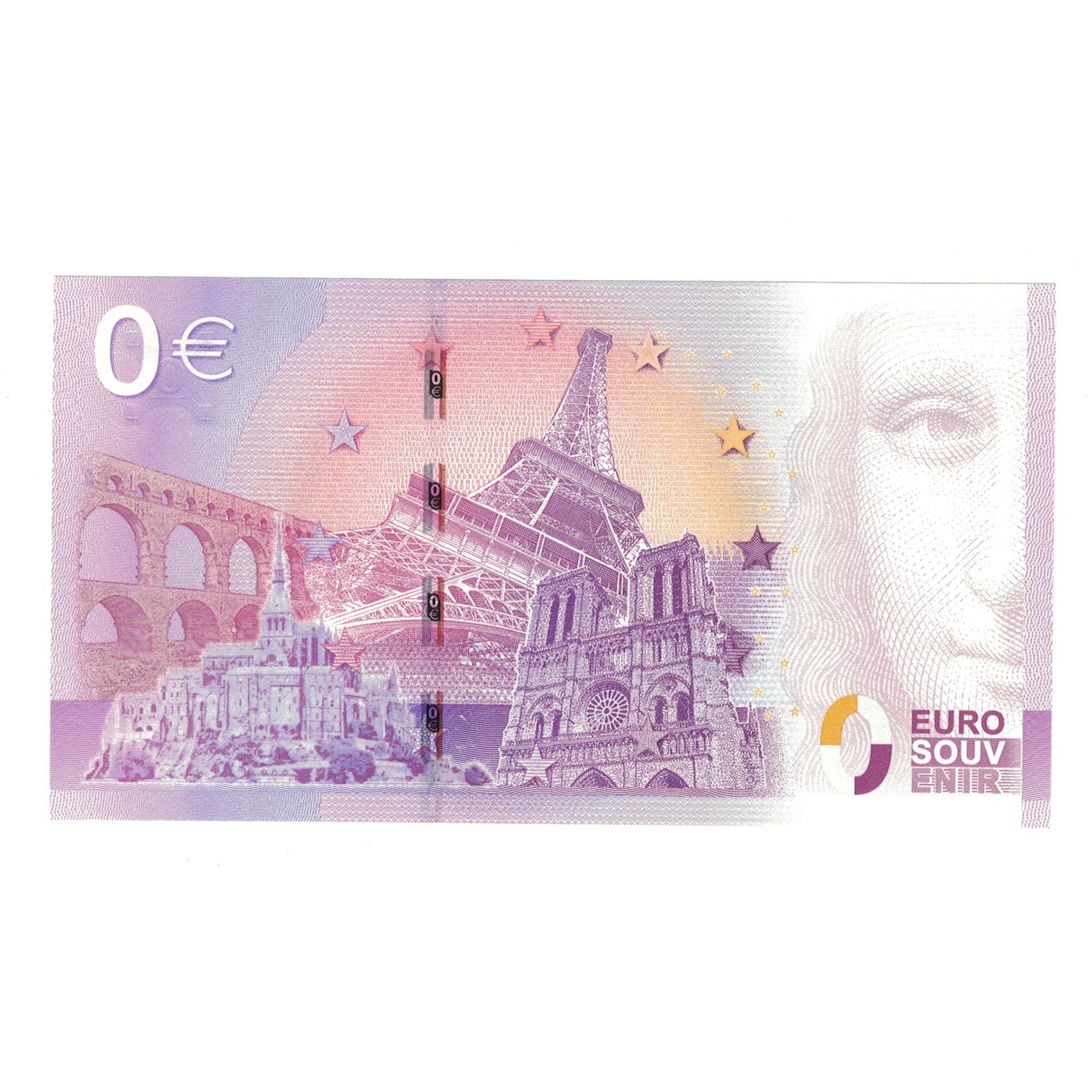 Francja, Tourist Banknote - 0 Euro, 2015, UEBR006319, PARC ZOOLOGIQUE DE PARIS