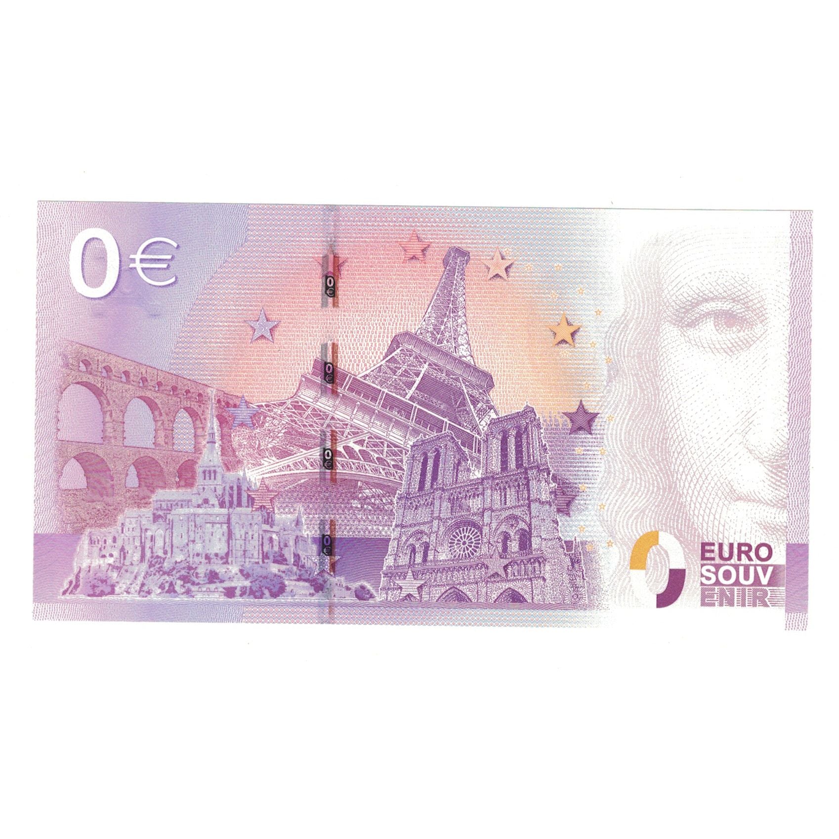 France, Tourist Banknote - 0 Euro, 2015, UEAK000051, LA VALLEE DES SIGNES