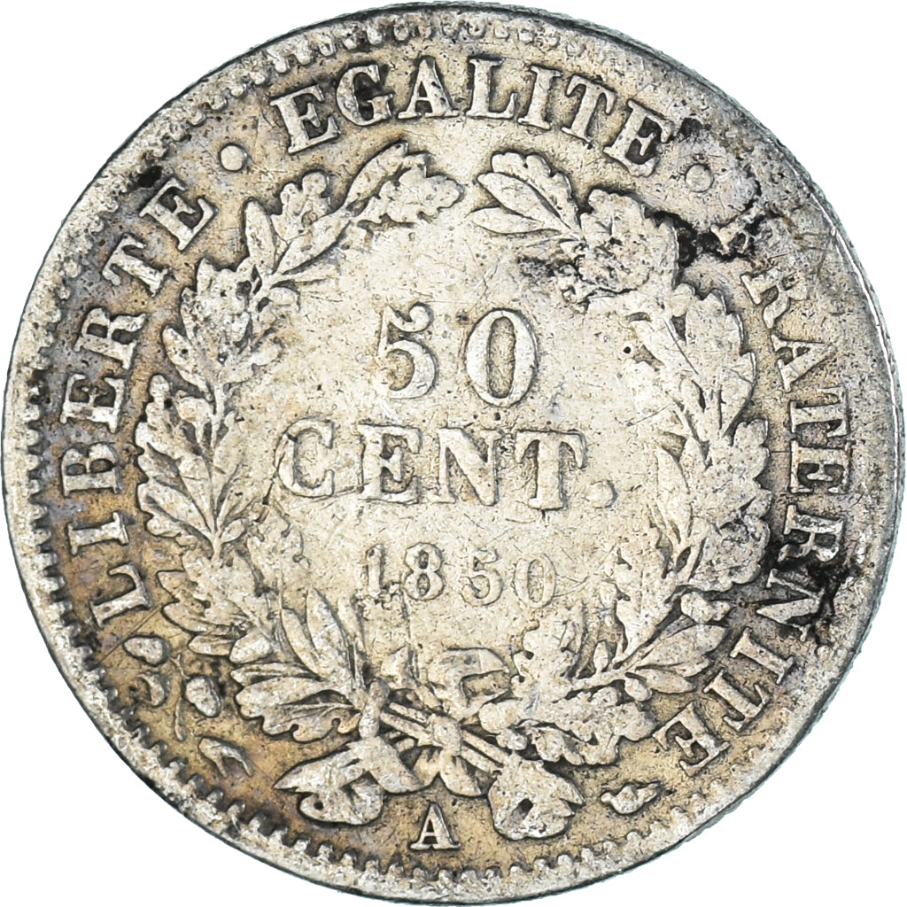 Coin, France, 50 Centimes, 1850