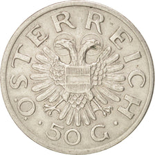 Austria, 50 Groschen, 1935, BB+, Rame-nichel, KM:2854