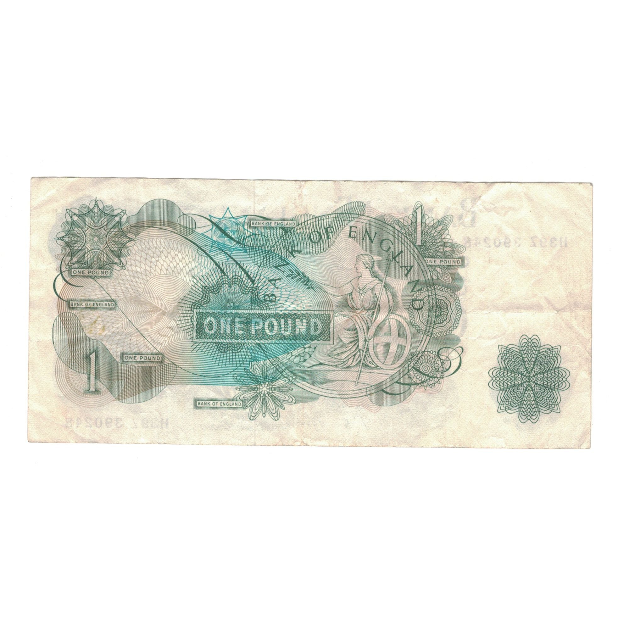 Banconote, Gran Bretagna, 1 Pound, KM:374e, BB
