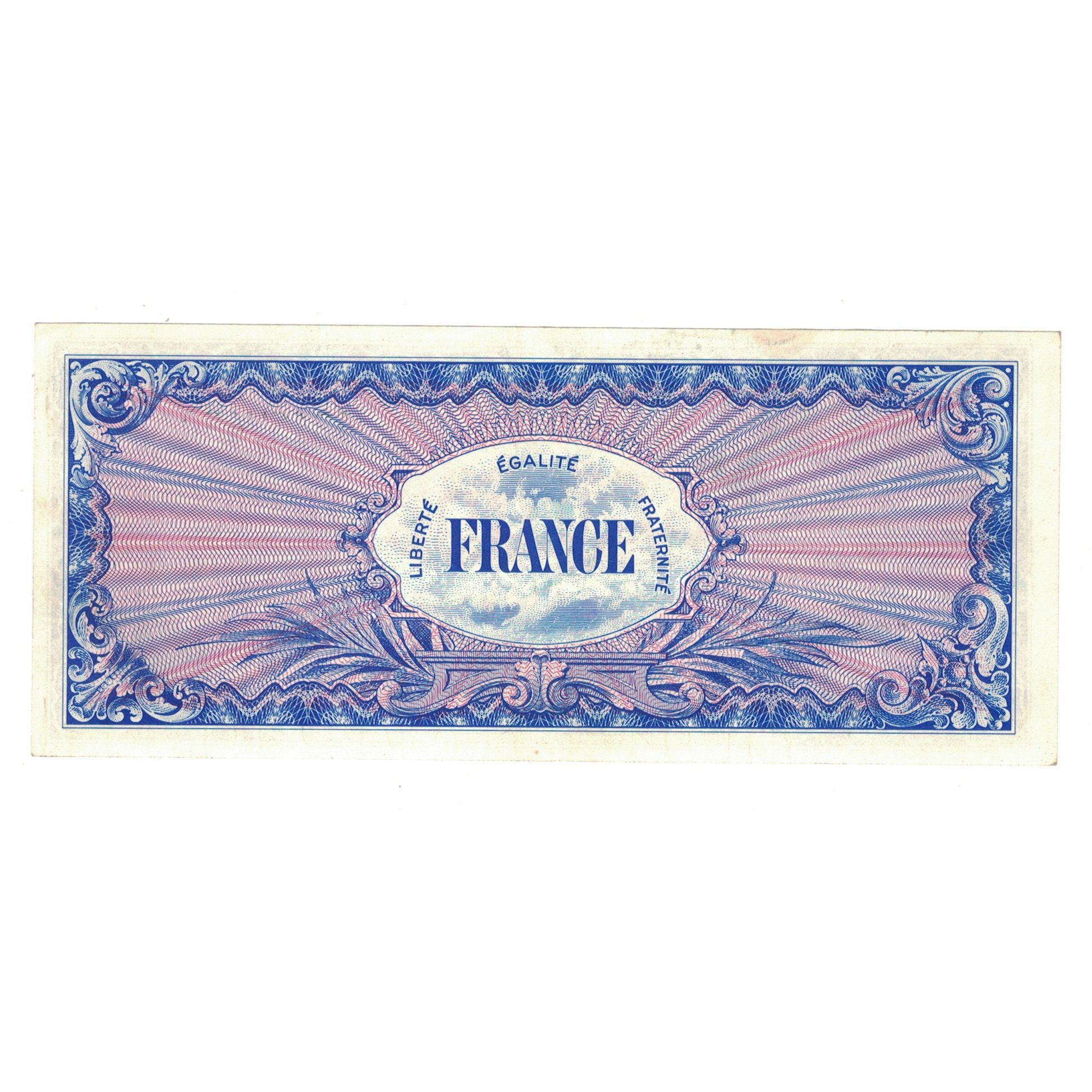Francja, 1000 Francs, 1945 Verso France, 1945, 42487480, AU(50-53), Fayette:VF