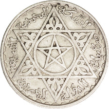 Morocco, Mohammed V, 200 Francs, 1953, Paris, EF(40-45), Silver, KM:53