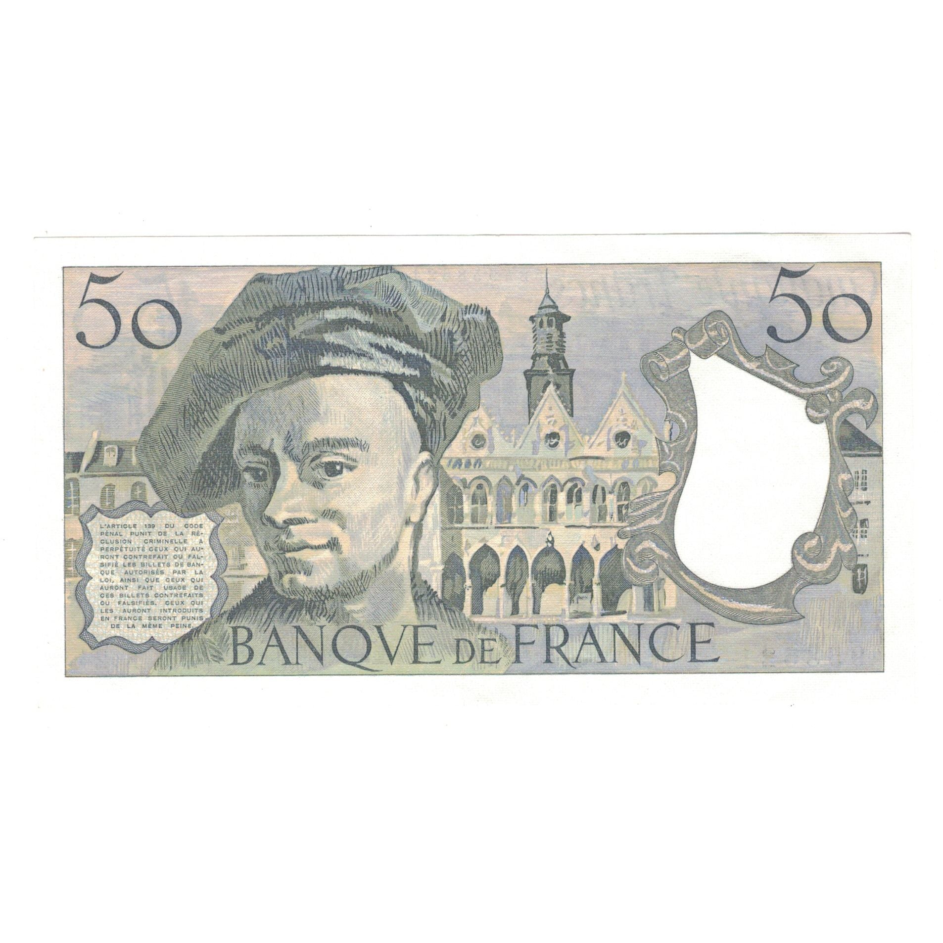 Francia, 50 Francs, Quentin de La Tour, 1981, K.24, SPL, Fayette:67.7, KM:152b