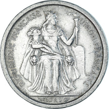 Moneda, Polinesia francesa, 2 Francs, 1949