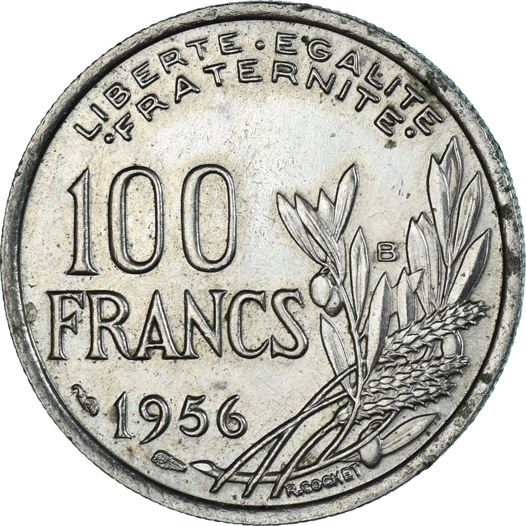 Coin, France, 100 Francs, 1956