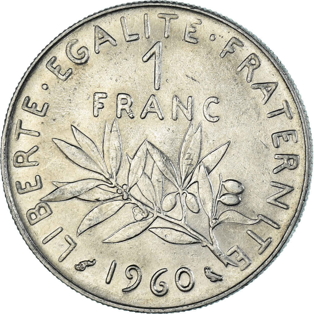 Münze, Frankreich, 1 Franc, 1960