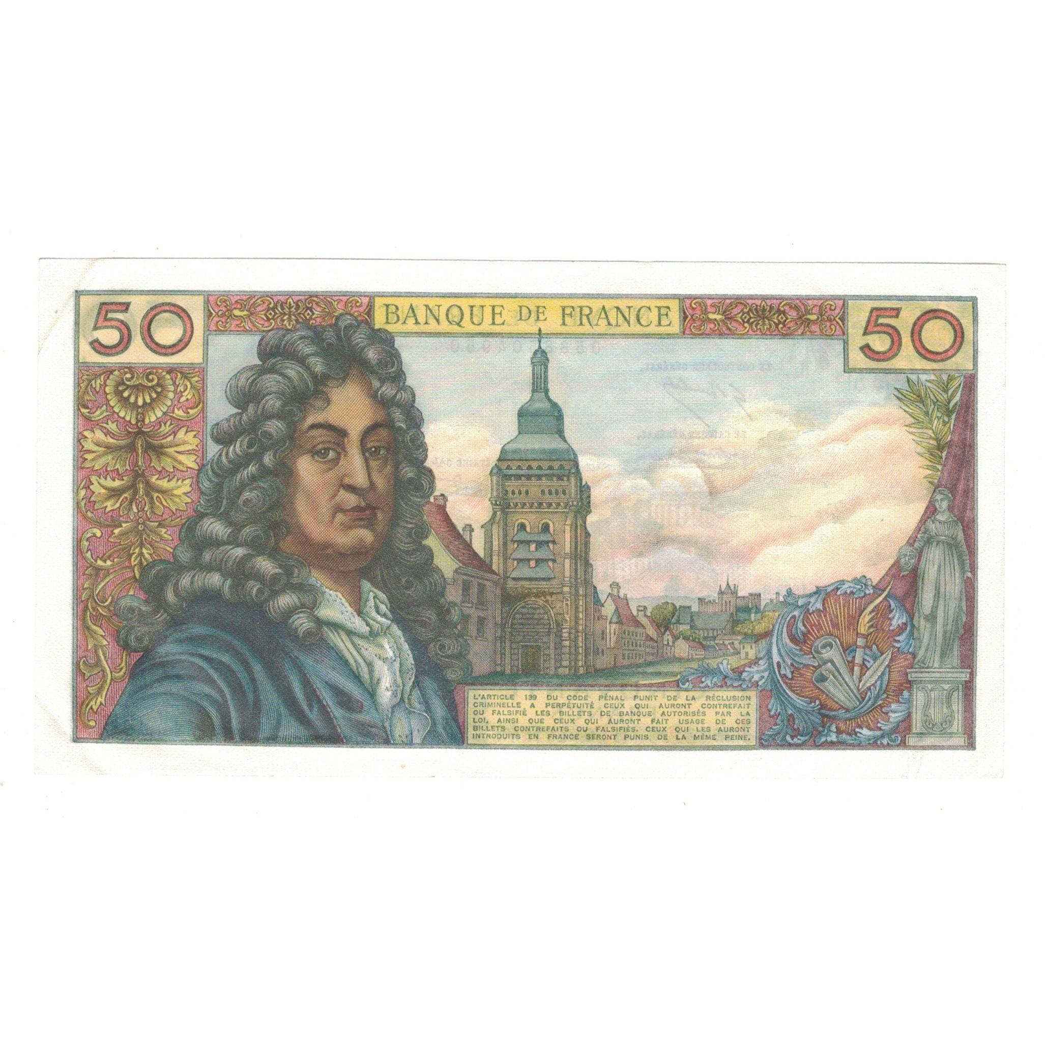 Francia, 50 Francs, Racine, 1973, L.236, BB+, Fayette:64.25, KM:148d