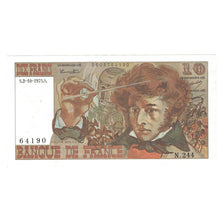 France, 10 Francs, Berlioz, 1975, N.244, AU(50-53), Fayette:63.13, KM:150b