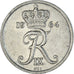 Moneta, Danimarca, 25 Öre, 1964
